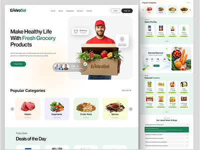 Grocery website design grocery grocery app design grocery e commerce website grocery full page design grocery hero section design grocery home page design grocery landing page design grocery ui design grocery uiux grocery ux design grocery web design grocery website design landing page design modern website design uiux