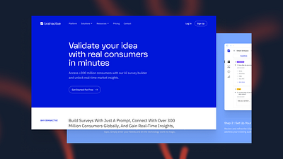 Brainactive - AI-powered Survey Builder ai chat dashboard market no code pipefish presentation website research surveymonkey surveys
