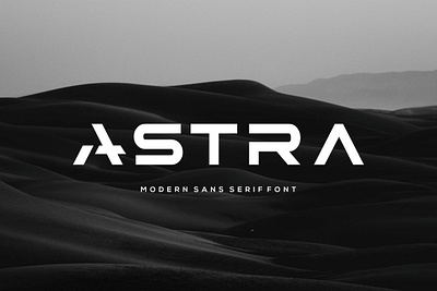 ASTRA - Logo Font Logo & Branding bold font display fashion bold font display forlogo poster future font futuristic digital headline outline minimalist modern font nft font popular font sans serif sanserif font title font