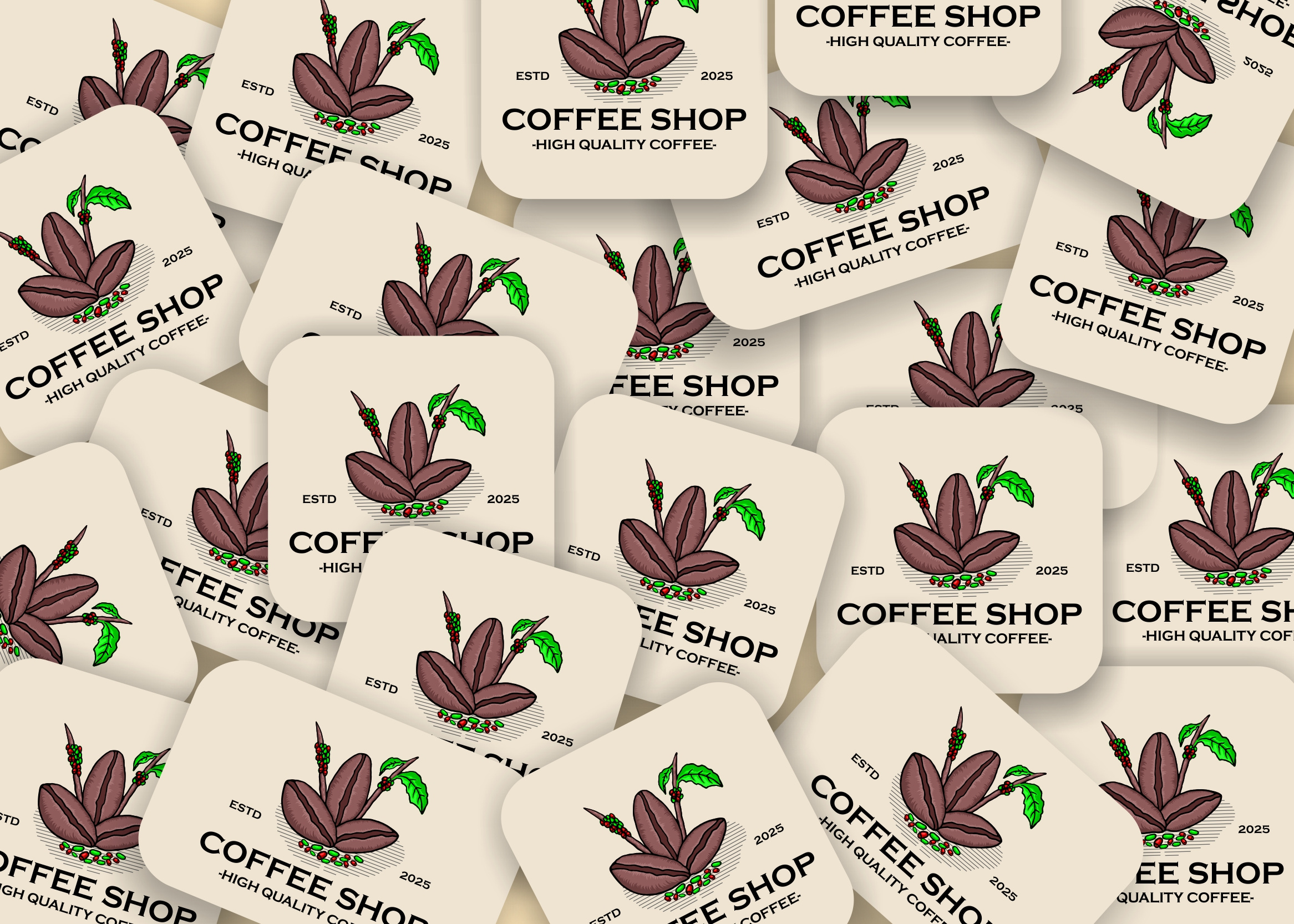 vintage coffee logo, brand identity badge badge logo brand coffee brand identity branding branding design coffee coffee logo coffee shop design dribble graphic design logo logo design vector vintage vintage design vintage logo