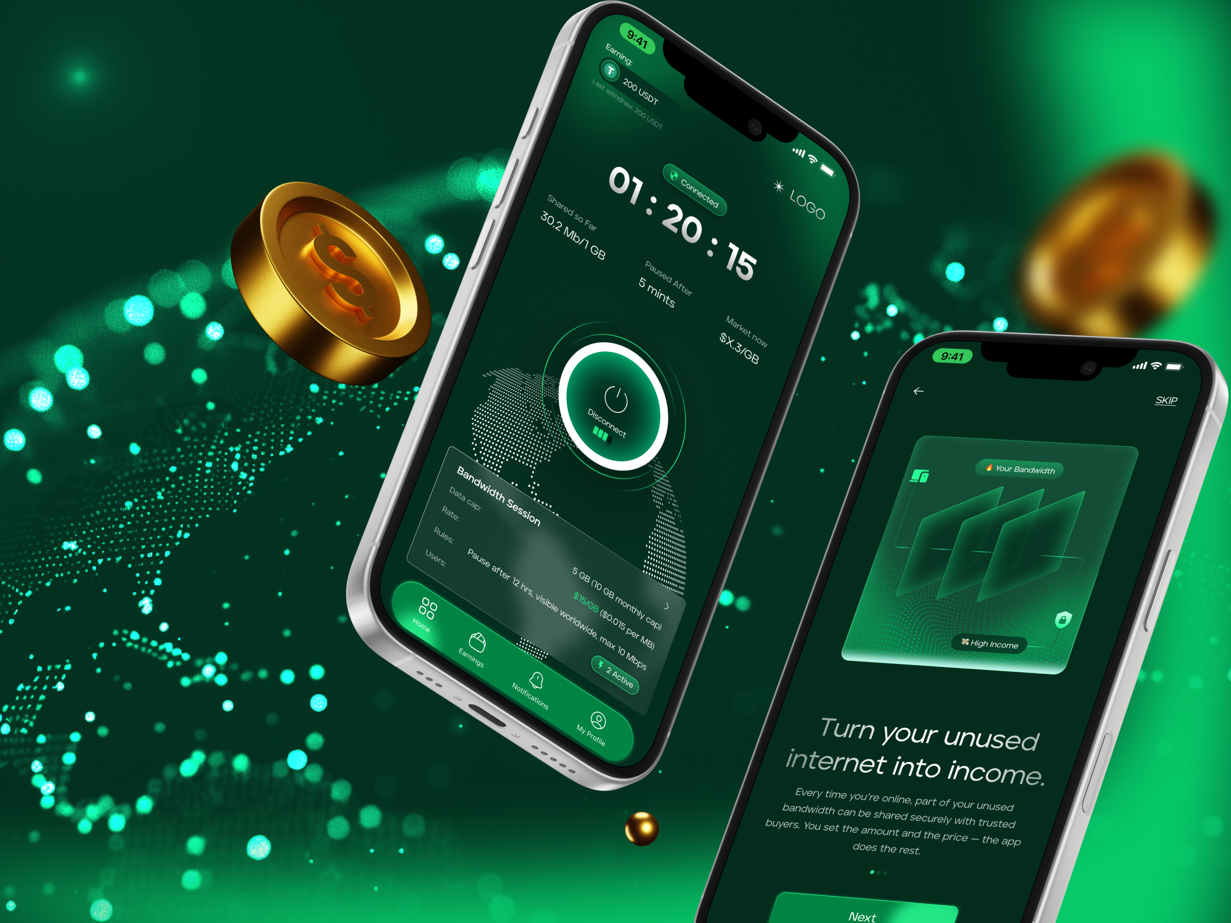 Example of Saas Mobile App Design