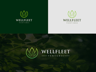 W leaf Minimalist & Modern Logo Design Wellfleet Ventures brand identity branding custom logo design eco logo graphic design green logo illustration leaflogo logo logo design minimal minimalist logo design modern logo design typography ui ux vector w leaf logo wellness branding