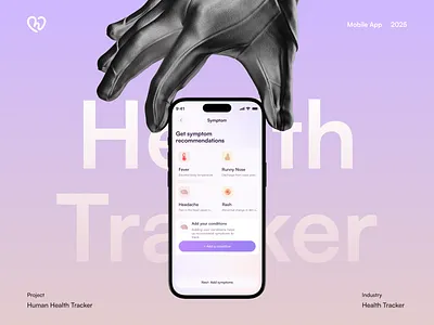 Human Health Tracker App UI/UX branding clean dashboard dignosis doctor health health overview health tracker healthapp healthcare medical app medical care medical health medical healthcare mobile mobile app tracker tracker mobile app typhography ui ux
