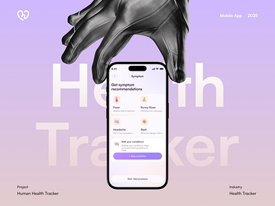 Human Health Tracker App UI/UX branding clean dashboard dignosis doctor health health overview health tracker healthapp healthcare medical app medical care medical health medical healthcare mobile mobile app tracker tracker mobile app typhography ui ux