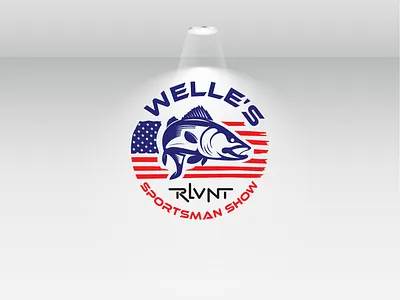 Welle's Sportsman Show Logo based in USA branding design graphic design illustration logo vector