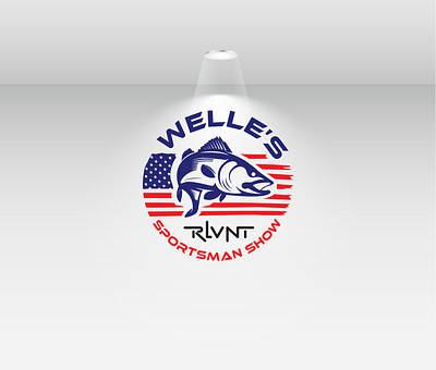 Welle's Sportsman Show Logo based in USA branding design graphic design illustration logo vector