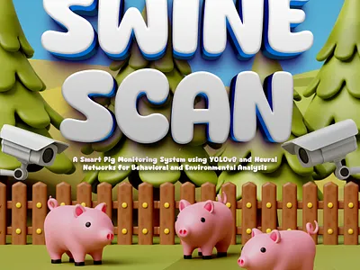 Swine Scan Poster design graphic design logo poster