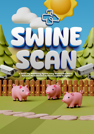 Swine Scan Poster design graphic design logo poster