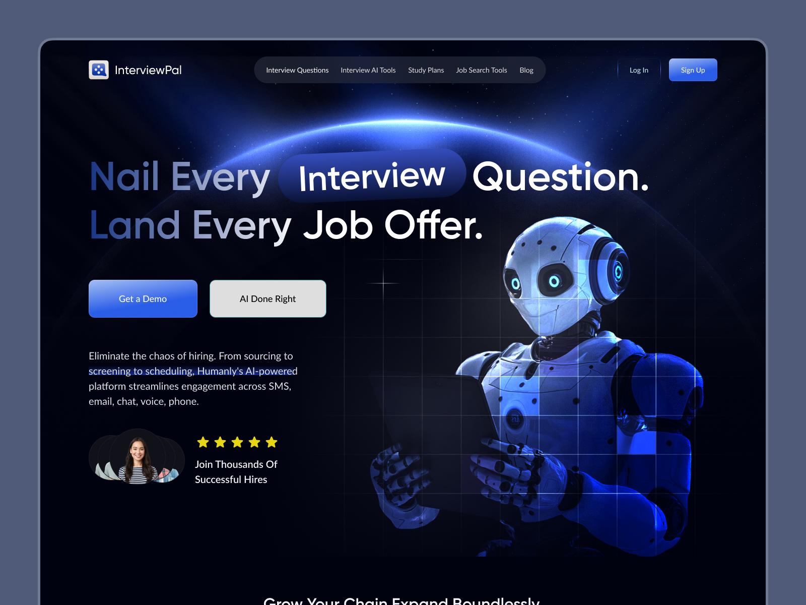 Ai Landing Page UI ai ai landing page ai saas ai startup ai website ai website design dark home homepage landing landing page minimalist page web application web design