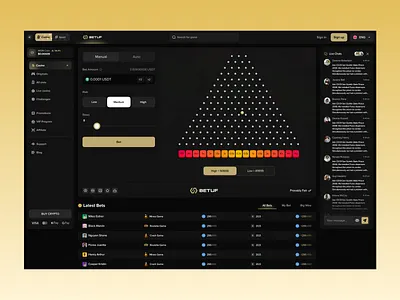 Plinko Game - Online Casino bet betting casino casino game casino games gambling gaming online casino original game plinko plinko casino plinko game product design slots sport betting ux casino web app web casino web game web3