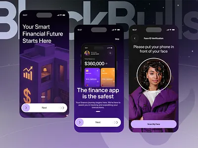 Finance mobile application ui design application banking blockchain clean ui crypto app cryptocurrency design digital wallet exchange finance finance ui fintech mobile app mobile ui modern ui payments ui ui designer ux wallet ui
