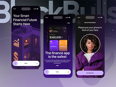 Finance mobile application ui design application banking blockchain clean ui crypto app cryptocurrency design digital wallet exchange finance finance ui fintech mobile app mobile ui modern ui payments ui ui designer ux wallet ui