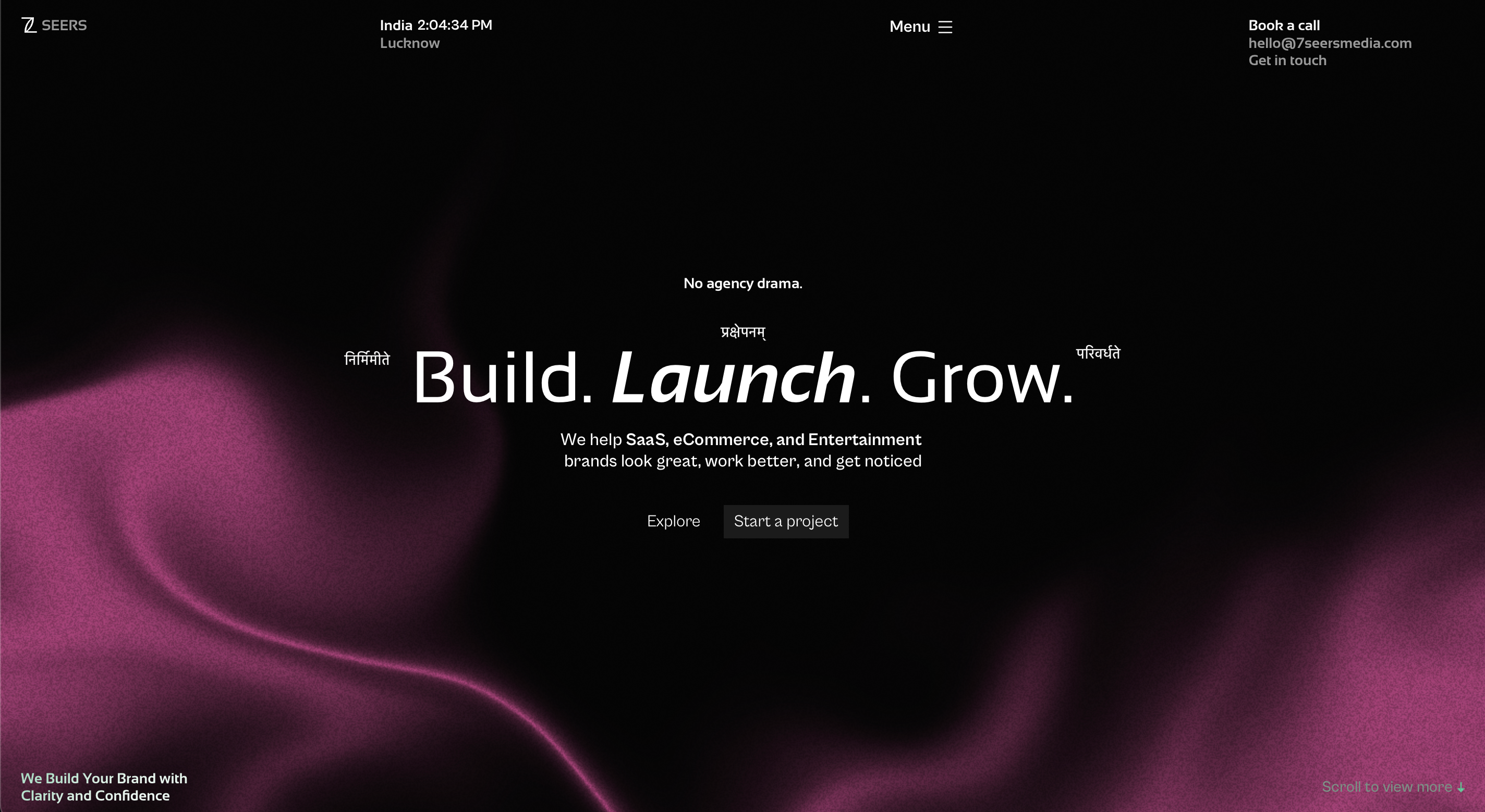 Example of Landing Page Design & Framer Development