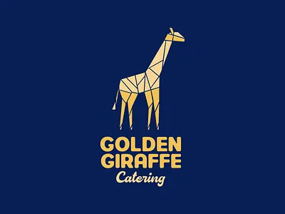 Gold Giraffe Sample Logo design logo