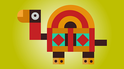 Camel illustration and design Art Creative app branding design illustration logo vector