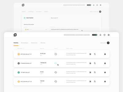 Wallets • Add Wallet • FinTech add wallet crypto wallet cryptocurrency financial fintech wallet