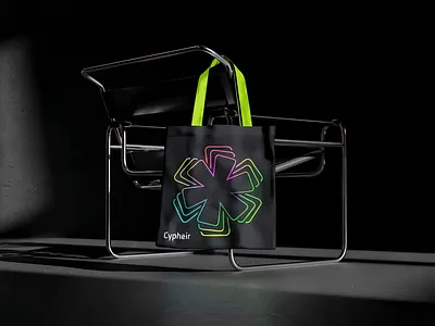 Cypheir Cybersecurity Logo Design brand design cybersecurity dark futuristic graphic design logo logo designer logo motion mockup motion graphics neon password