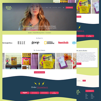 Psychologist Author Consultant Website 3d animation branding design development graphic design illustration logo motion graphics shopify squarespace ui vector webflow website wordpress