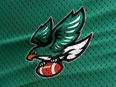 Green Bird logo Mascot for Football team (FOR SALE) american football bird branding design esport football football coach gaming green green bird jersey logo mascot mockup rugby sports sports branding sports logo team team logo