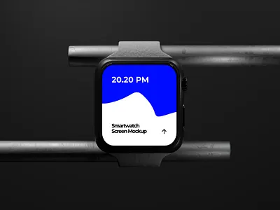 Smart Watch Screen 3d 3d mockup 3d rendering branding branding mockup design graphic design illustration logo mockup mrfauzi product display realistic smart watch social media ui watch