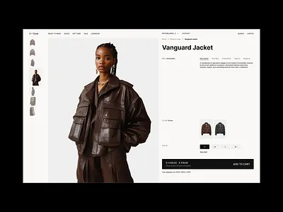 Product page design / S—Style editorial layout product product page typography ui ux web web design