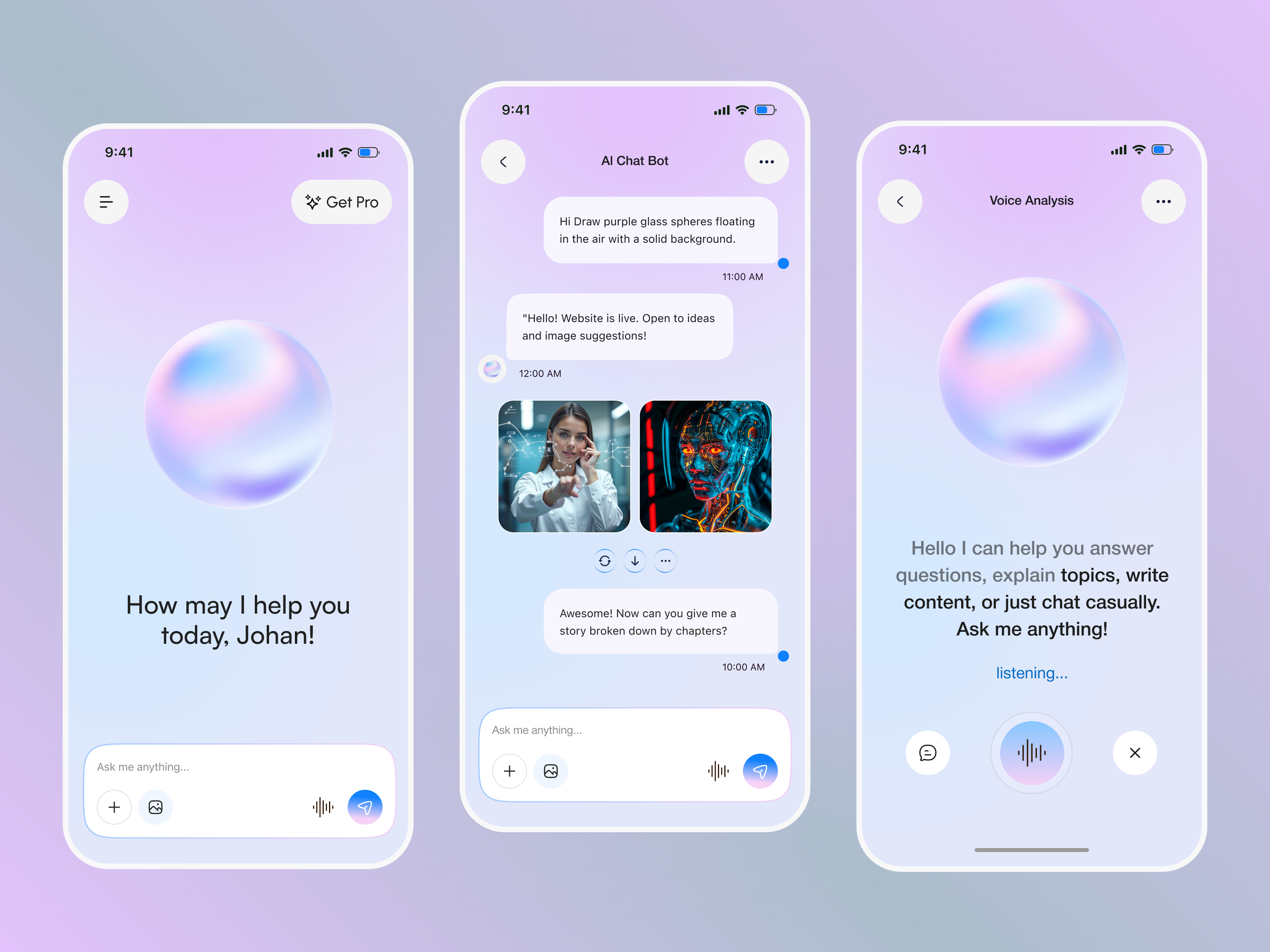 Example of Ai Assistant Mobile App And Development