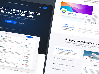 Businessverse - Business Opportunity Network b2b business connections linkedin networking sales social media ux