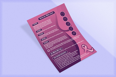 Breast cancer awareness flyer design branding breast cancer awareness flyer breast cancer flyer breast cancer lecture flyer logo october breast cancer awareness