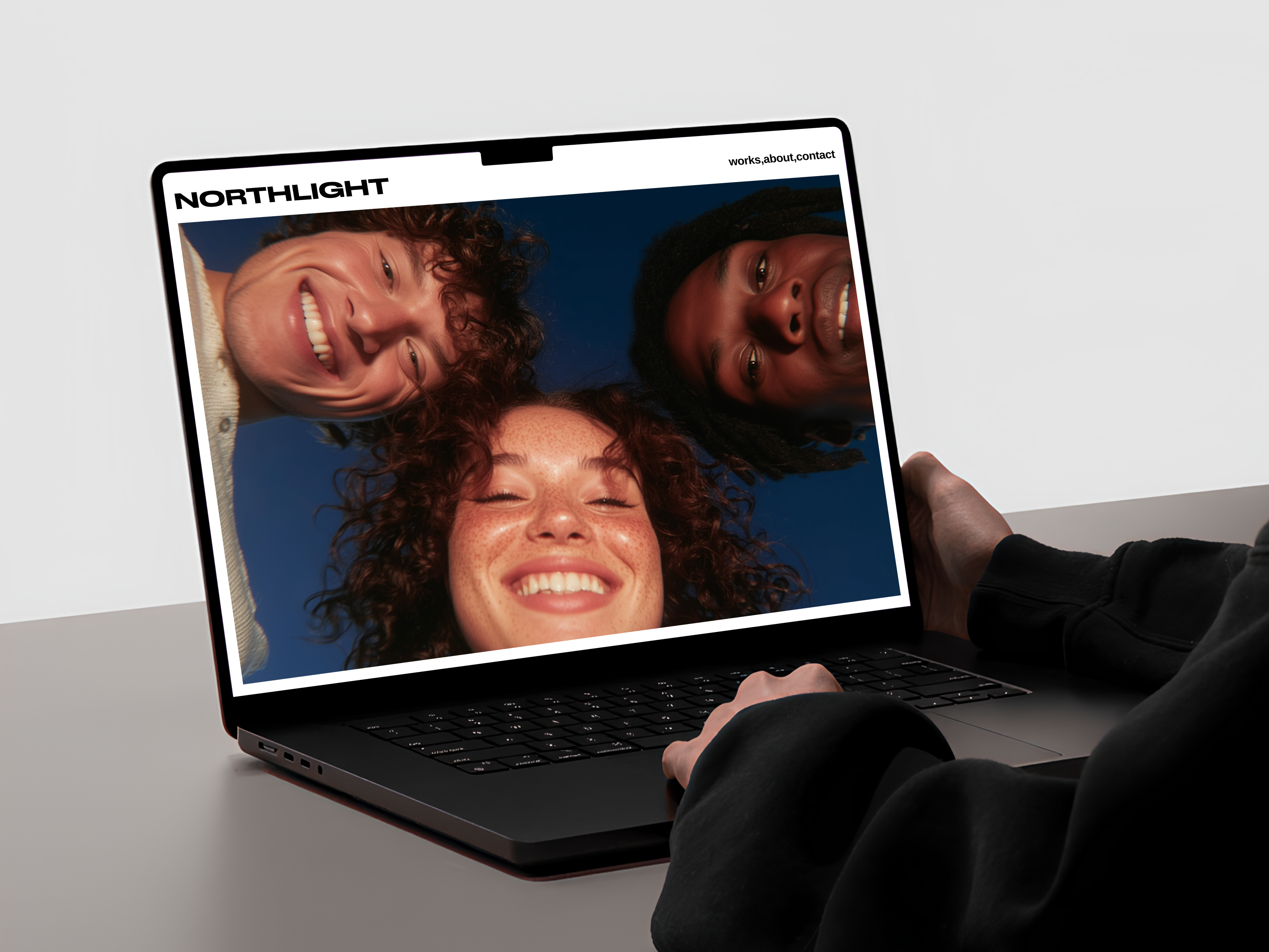 Landing Page Motion — Northlight Portfolio Website animation brutalist cinematic creative design film studio framer landing page modernist motion design photography portfolio ui web interaction website