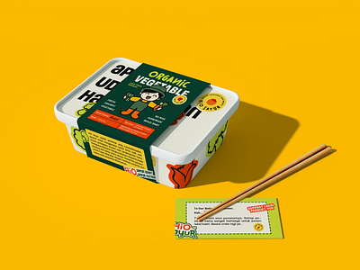 HiO Sayur-Organic Vegetable Label Design box brand identity branding container design food graphic design illustration label logo logotype packaging playful vegetable visual identity