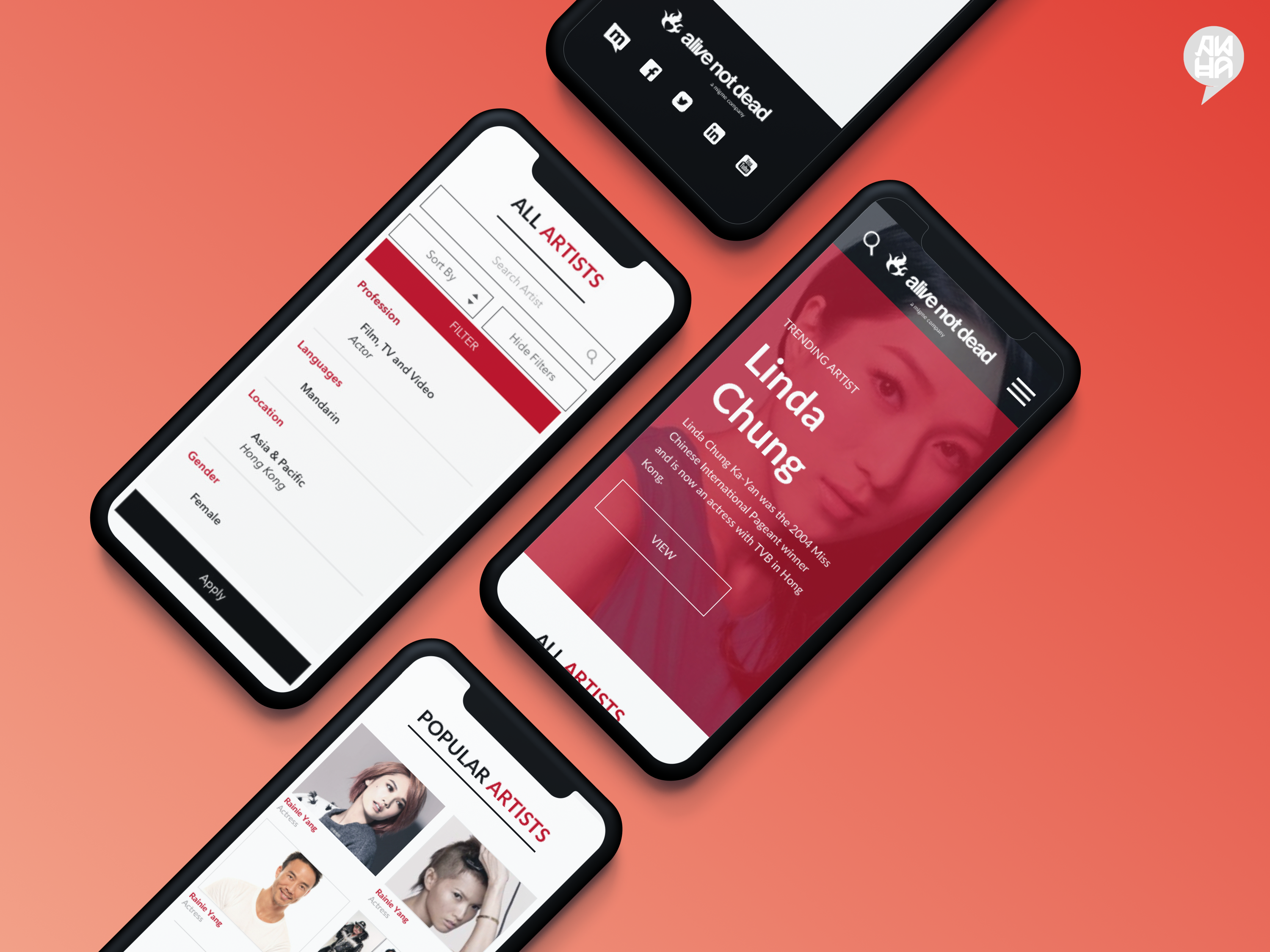 Alivenotdead Search UI app ui