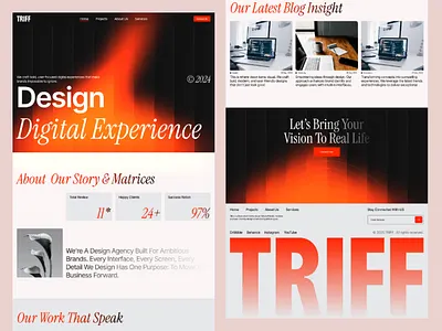 Digital agency - web design - landing page agency agency landing page design idea agency website dailyui design design idea designinspiration dribbble figma figma landing page figma website interface design landing page design landing page ui design ui uidesign uiux web ui design website design idea website ui design