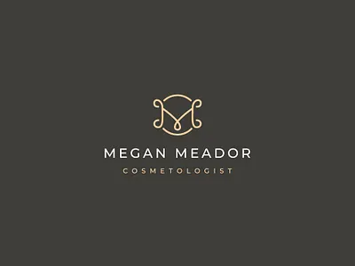 Luxury Monogram Logo Design for Cosmetologist beautybranddesign graphicdesign logodesign logodesigner luxury luxurybrandidentity luxurylogo monogramlogo