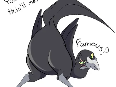 Raven Commitments art bird raven