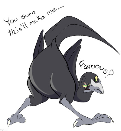 Raven Commitments art bird raven