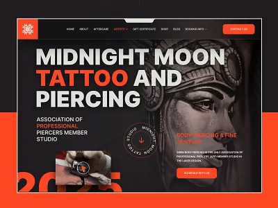 Midnight Moon Tattoo Website Design | Dark Mode Artist Focused artistwebsite bodyart branding creativewebdesign darkaesthetic design diviwebsite minimaldesign mockup modernui portfoliowebsite tattooartist tattoobrand tattoostudiodesign tattoowebsite ux webdesign website websitedesign wordpressdesign