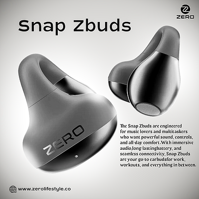 Minimal Tech Lifestyle Ad Modern Social Media Design ZERO Zbuds ad design branding design graphic design marketing graphic design post design social media social media branding social media design social media graphic design social media graphics social media post social media post design