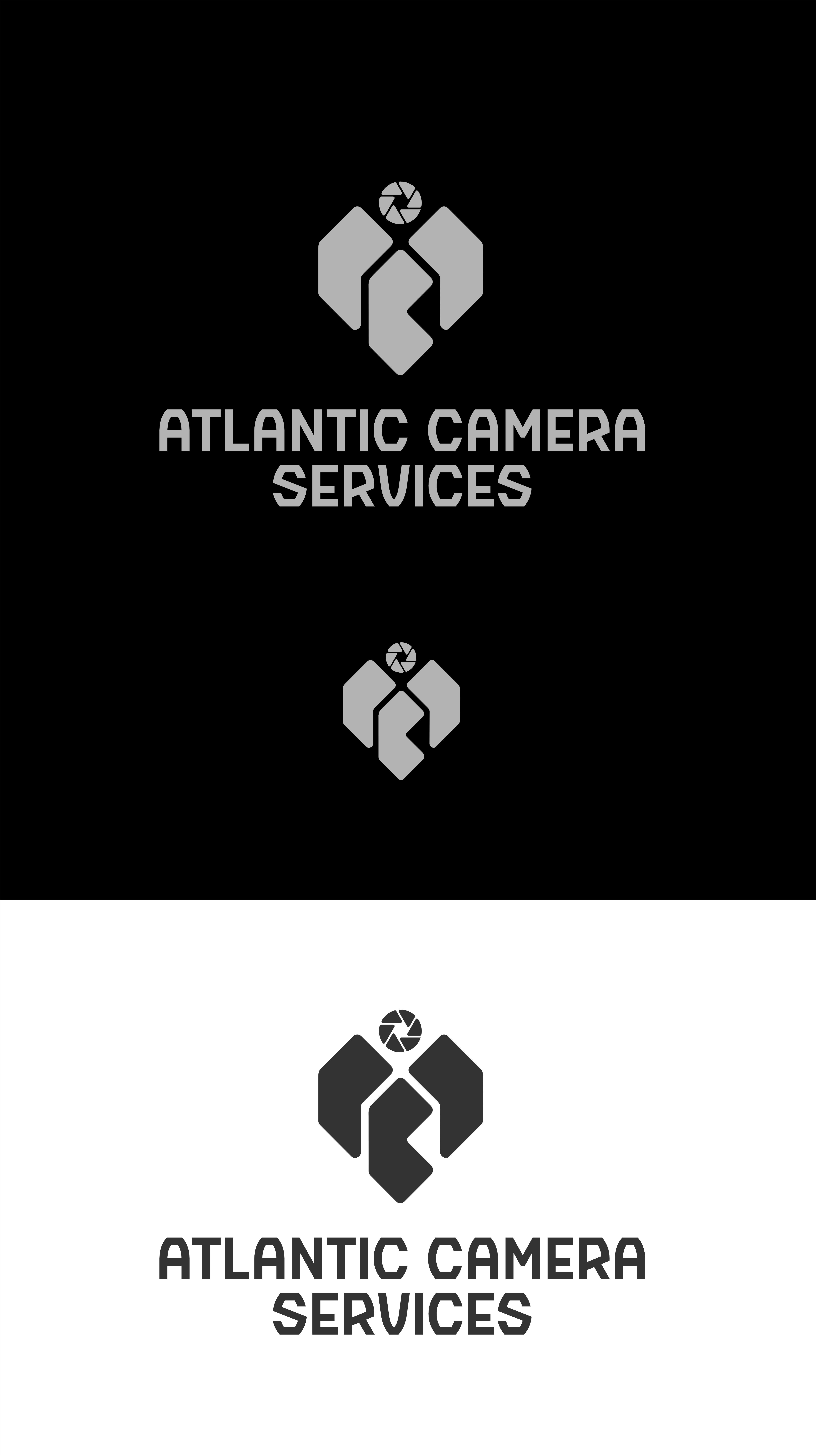 ATLANTIC CAMERA SERVICES / CAMERA LOGO abstract logo abstractshapelogo cameralogo geometriclogo shutterlogo videpproductionlogo