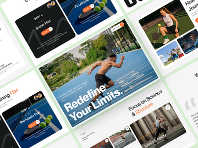 Sport & Fitness Coaching — Landing Page Concept clean ui coach concept ui coach landing page coach ui coach website healthcare ui modern ui sport fitness website sport coach ui design uiux design user interface ux design ux research wellness website