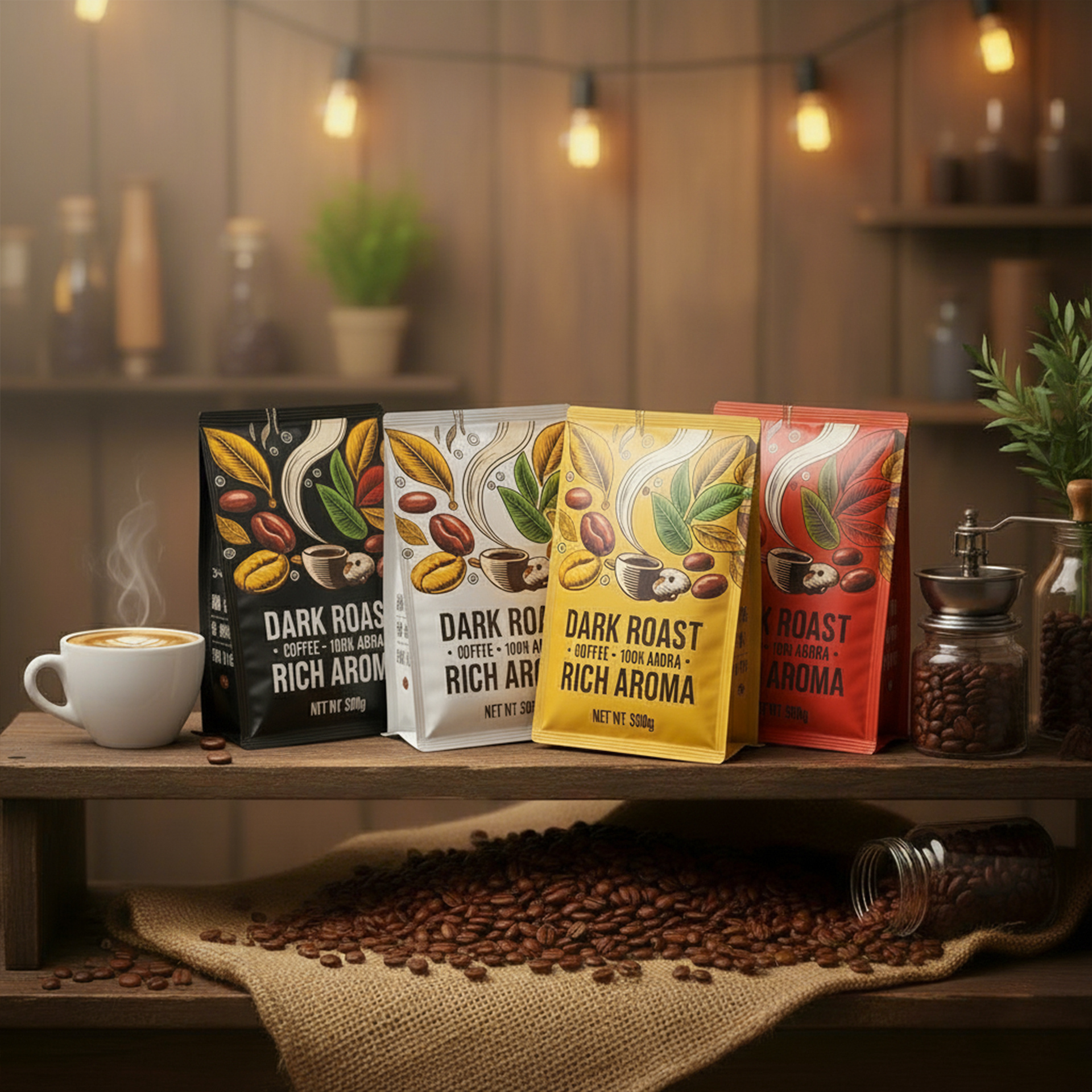 Coffee Pouch Packaging & Label Design attractive pouch bottle label coffee label coffee label design coffee packaging coffee packaging design food packaging label label design packaging packaging design pouch pouch design pouch label pouch label design pouch packaging pouch packaging design product label product packaging tea label design