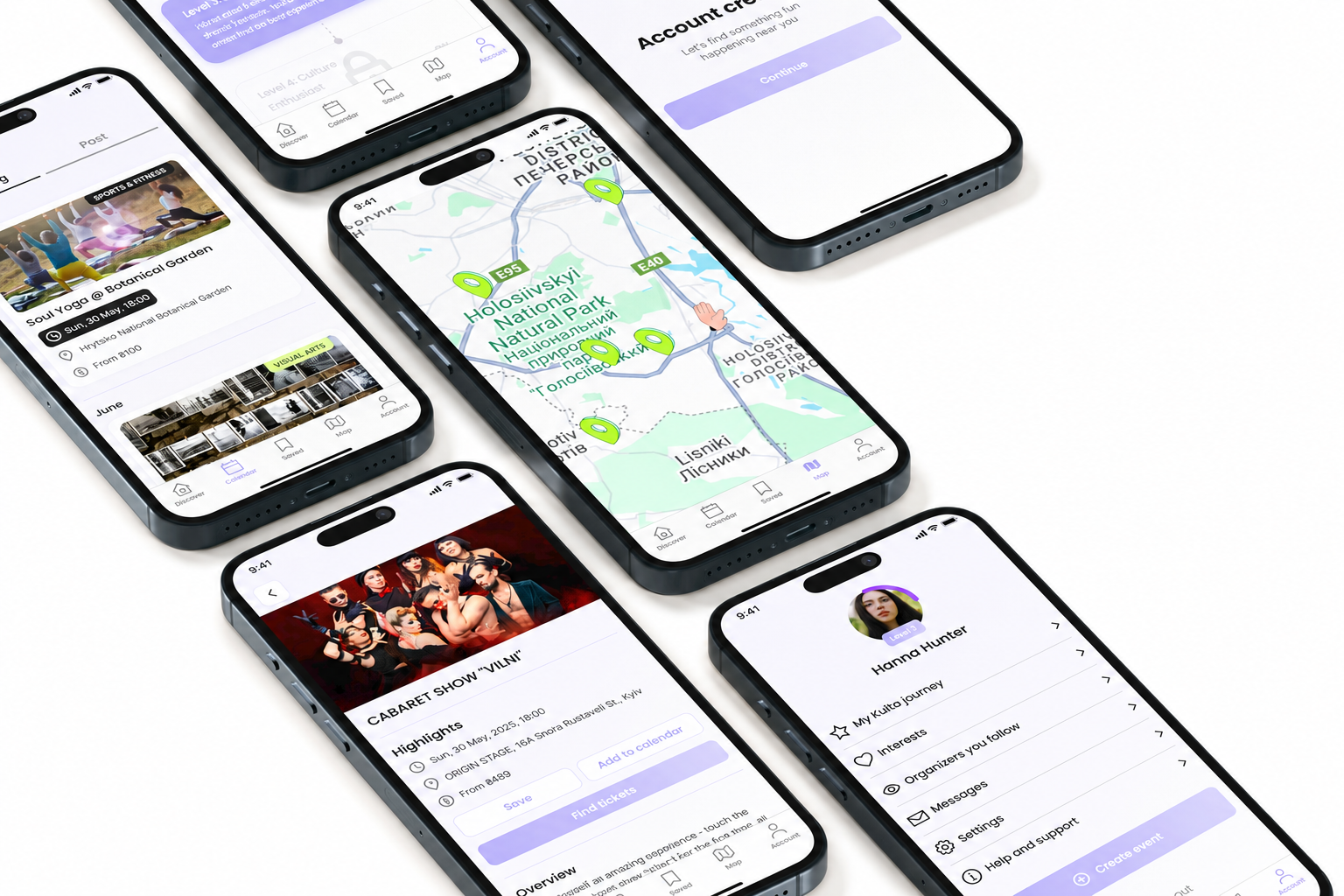 Kulta. Event App Design Project branding event app event platform design mobile ui study case ui