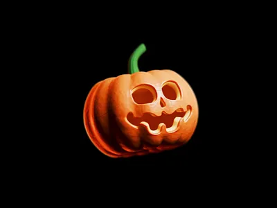 Scare 3d 3d animation blender blender3d halloween illustration isometric isometric illustration jackolantern lantern october pumpkin