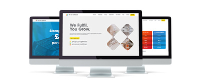 We Are Fulfilment brand design branding business fulfilment graphic design logo uiux web design web development