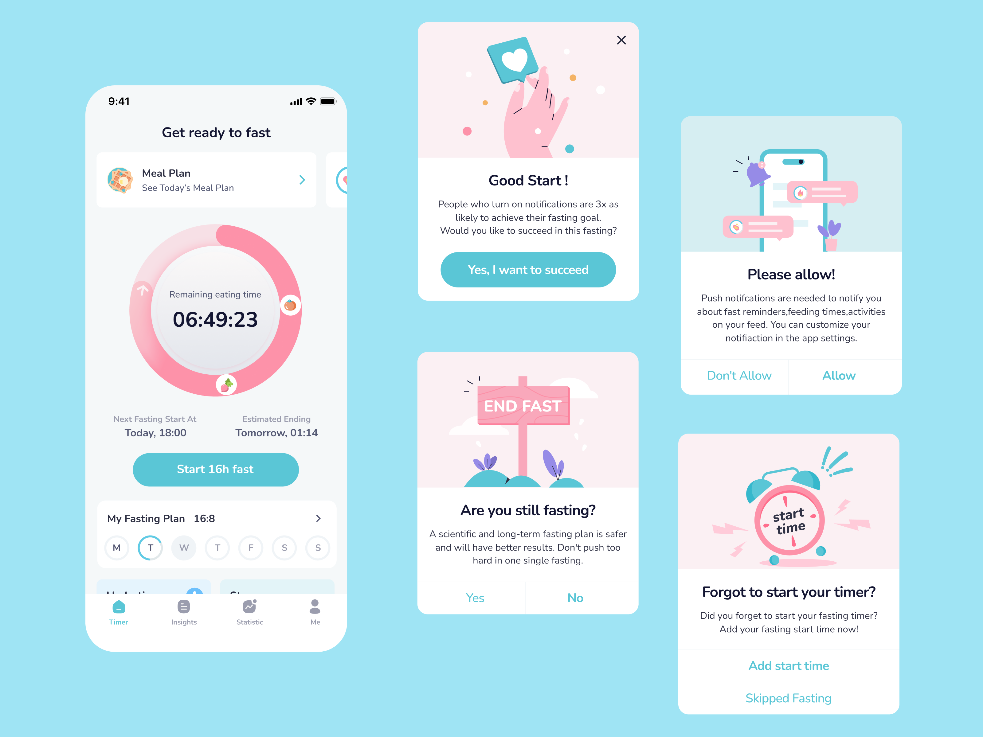 Example service media