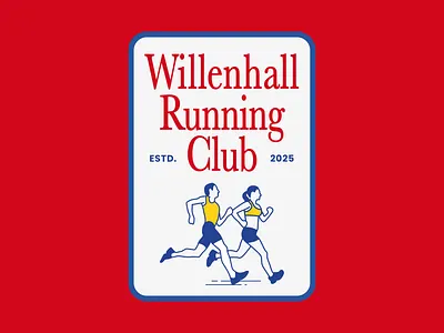 Willenhall Running Club T-Shirt Idea 2 badge branding design graphic design identity illustration logo logo design running running club typography ui