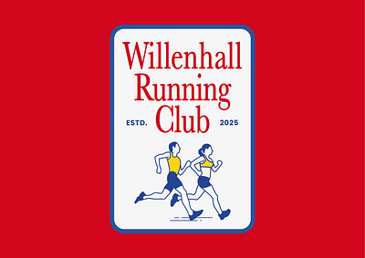 Willenhall Running Club T-Shirt Idea 2 badge branding design graphic design identity illustration logo logo design running running club typography ui