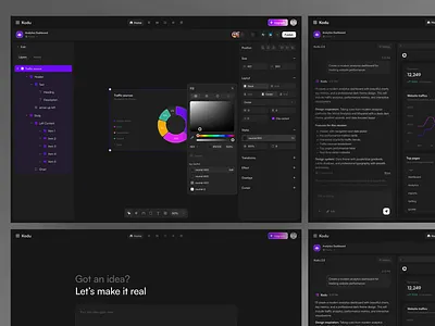 Kodu - AI Platform Dashboard ai ai dashboard ai saas animation clean dashboard dashboard design design digital graphic design internet modern motion graphics saas technology ui uidesign ux uxdesign