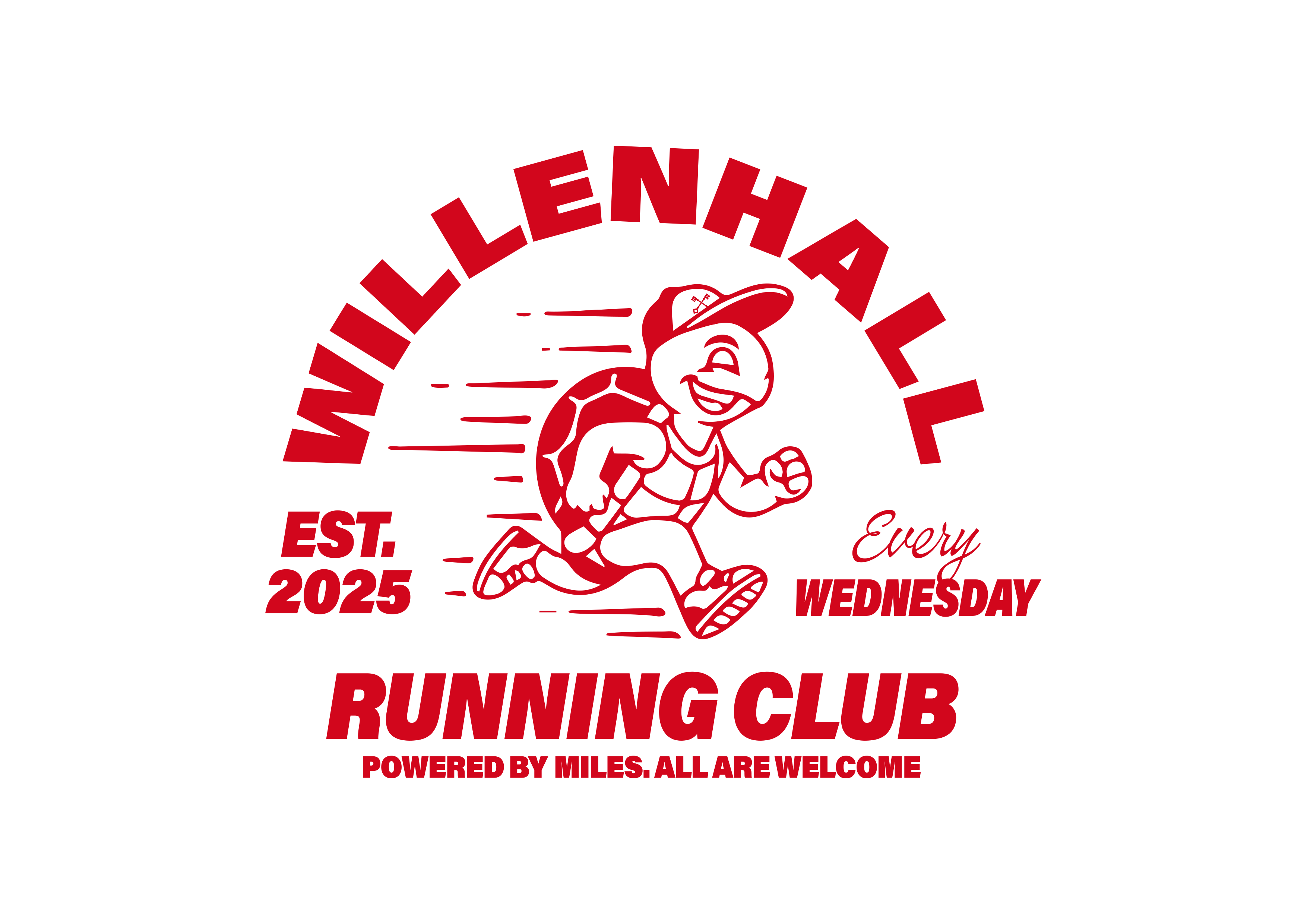 Willenhall Running Club T-Shirt Idea 3 badge branding design graphic design identity illustration logo logo design mascot running mascot typography