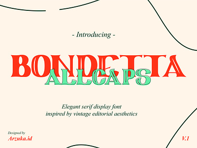 Bondetta – Elegant Serif Display (Demo) art deco font bold display font branding typeface classic typeface display typeface editorial font elegant font font demo font design font project gothic serif modern vintage ornamental serif poster design retro typography serif font title font type design uppercase font vintage font