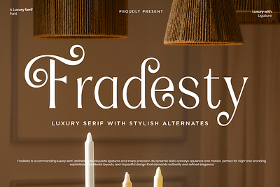 Fradesty - Luxury Serif With Stylish Alternates branding calssy design elegan elegant elegant font font fonts graphic design luxury luxury serif serif tpremium